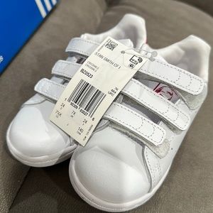 💡💡 NWT ADIDAS STAN SMITH CF I TODDLER SIZE 7.5 💡💡